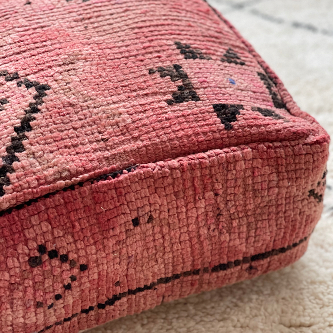 Vintage Berber Pouffe - 102