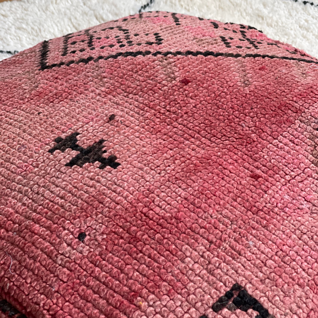 Vintage Berber Pouffe - 102