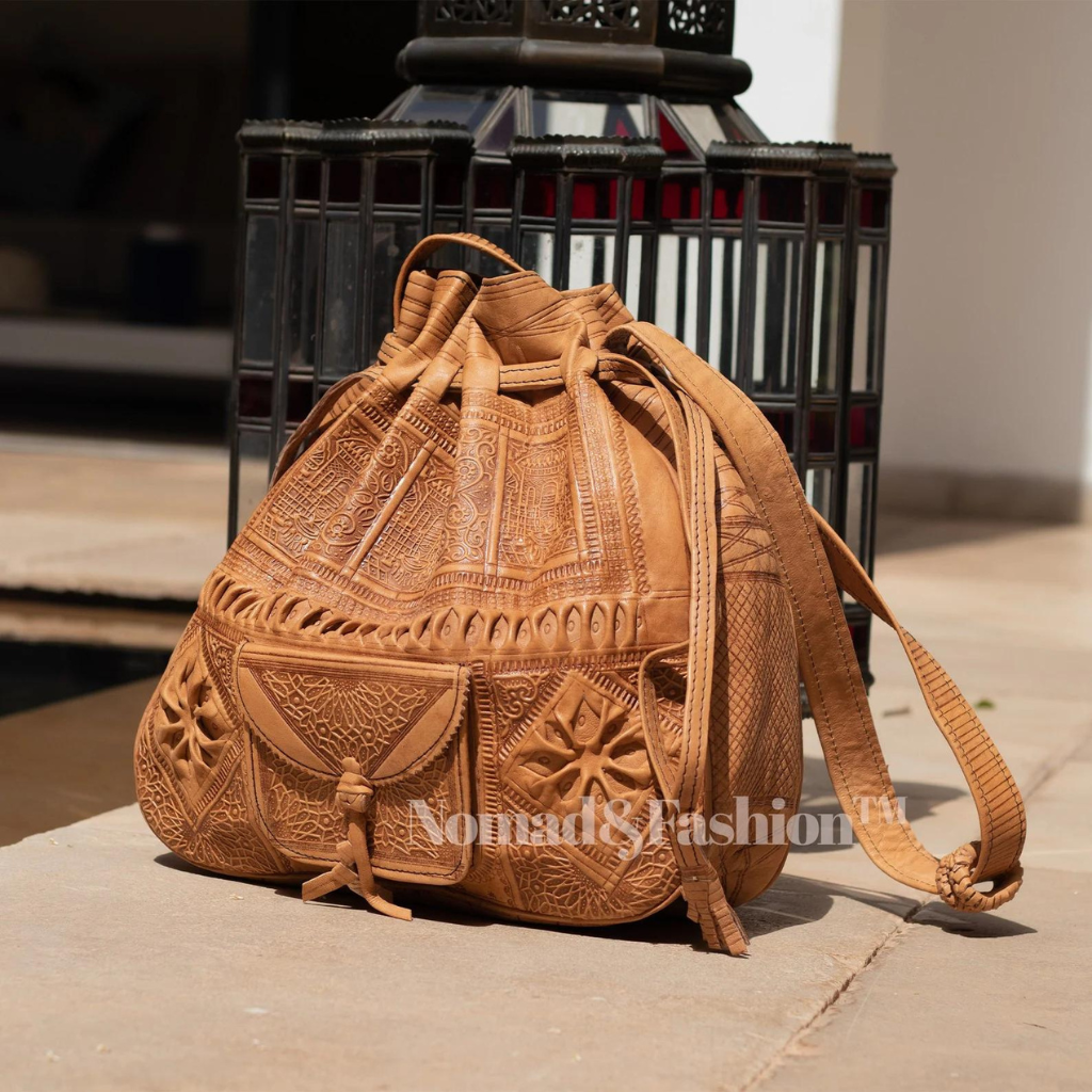 Leather Handbag Boho Style Shoulder Bag