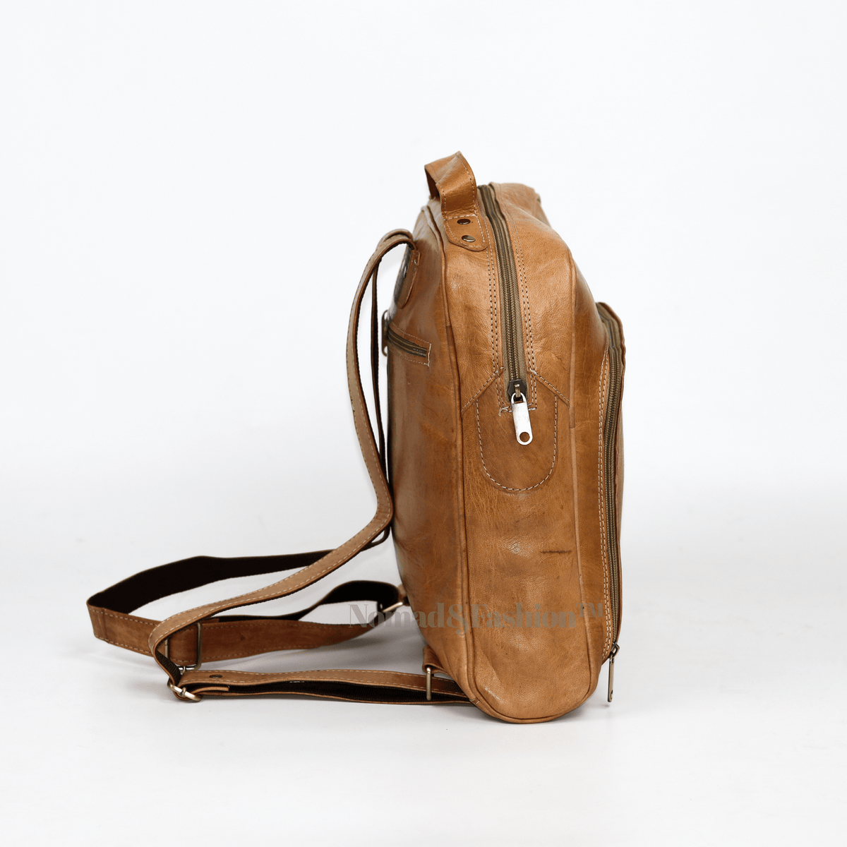 Nomad Trailblazer Leather Backpack for Hiking and outdoor