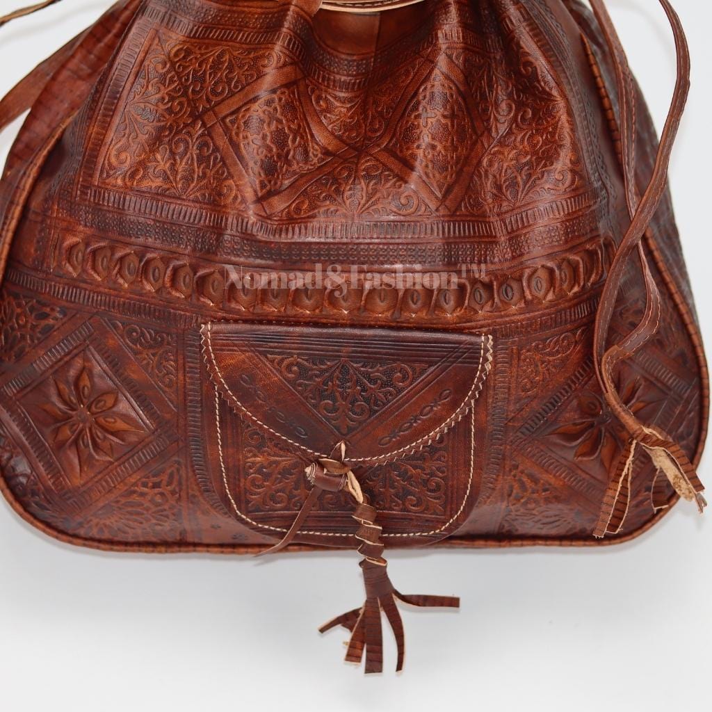 Leather Handbag Boho Style Shoulder Bag