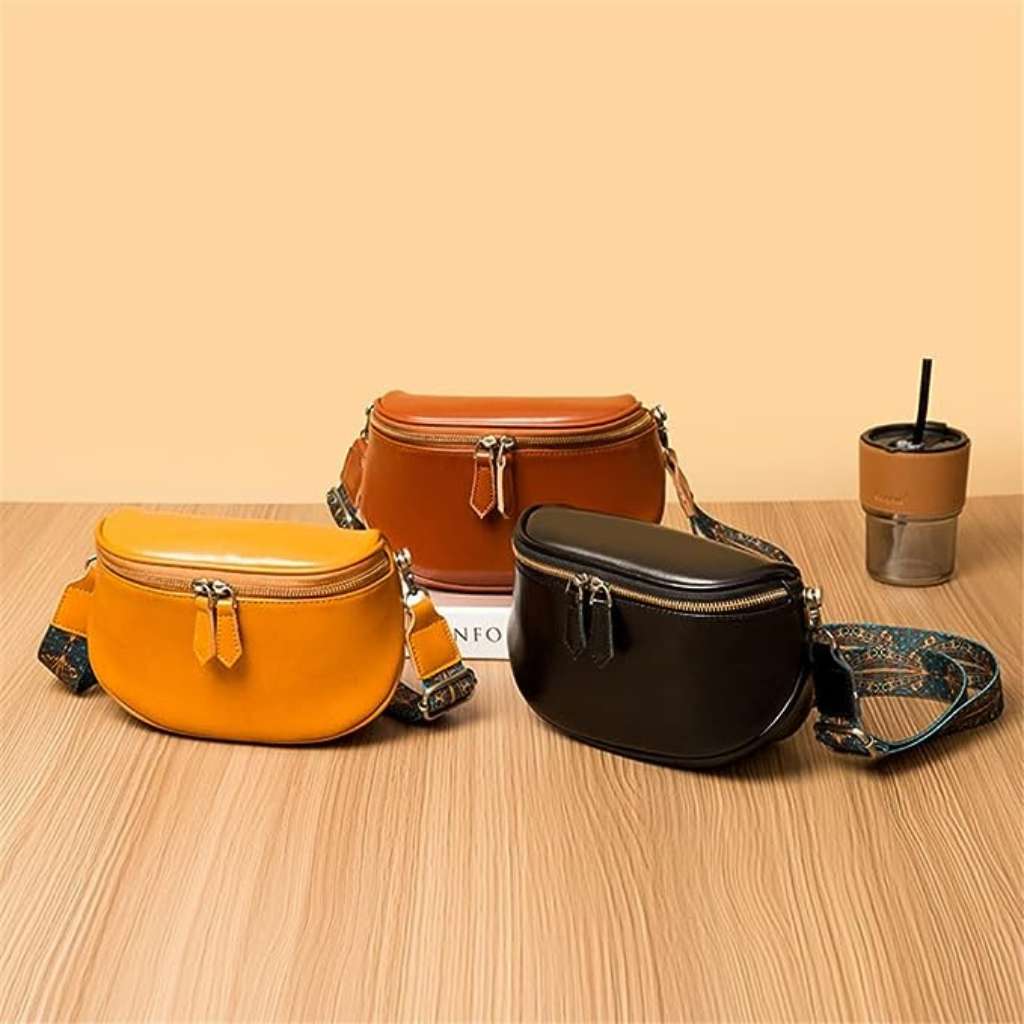 Dune Summer Crossbody Bag fanny pack Premium waxed Leather