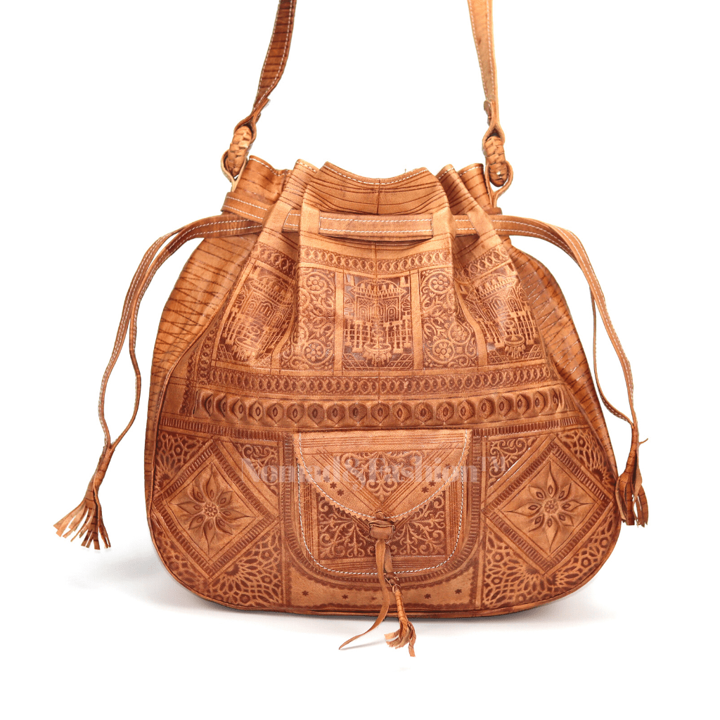 Leather Handbag Boho Style Shoulder Bag