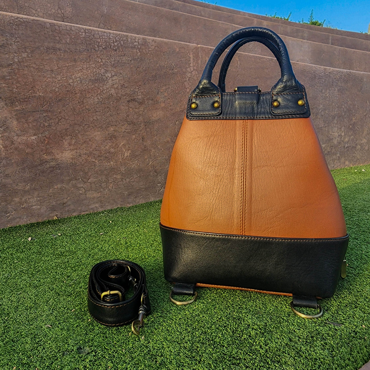 Nomad Switch Convertible Leather Bucket Bag