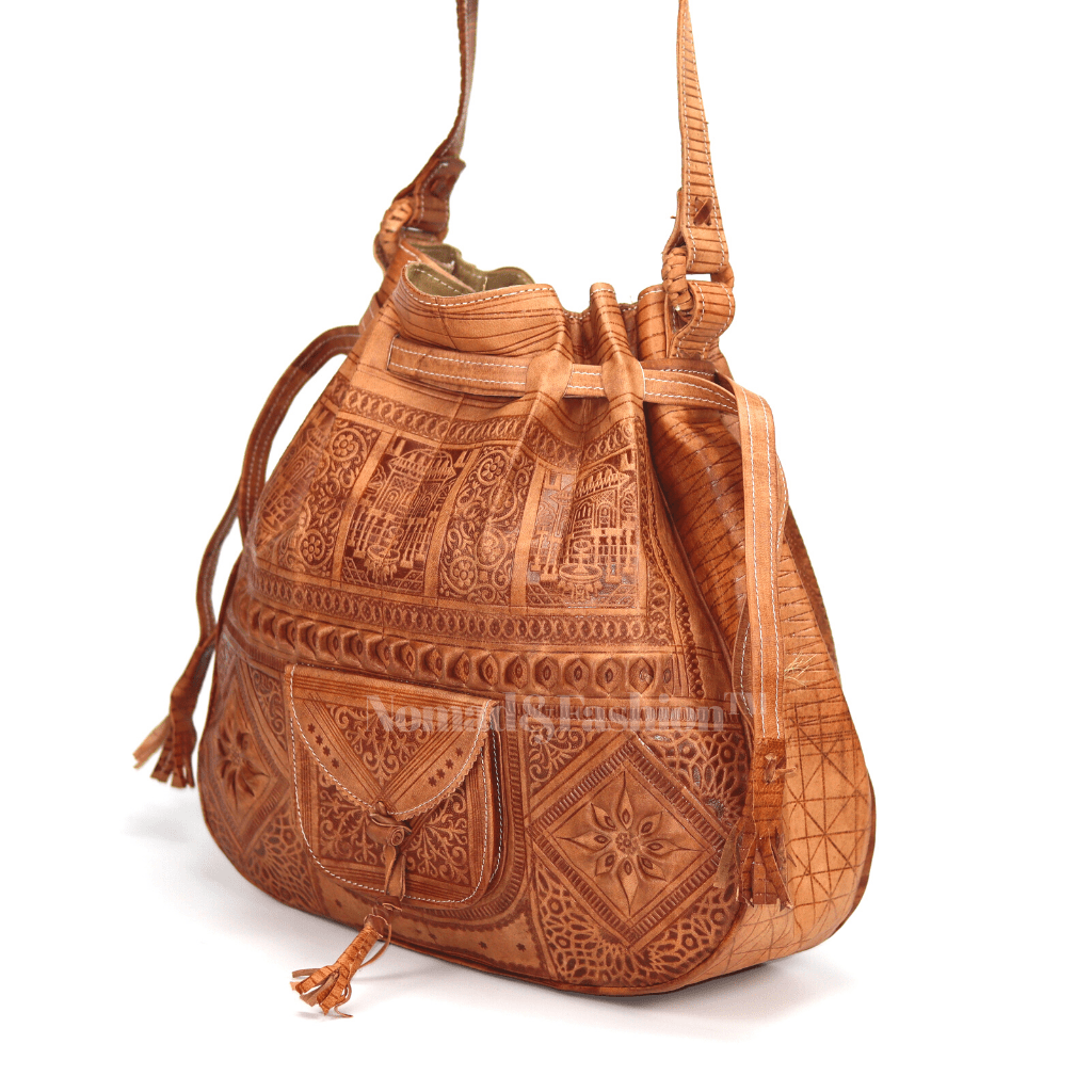 Leather Handbag Boho Style Shoulder Bag