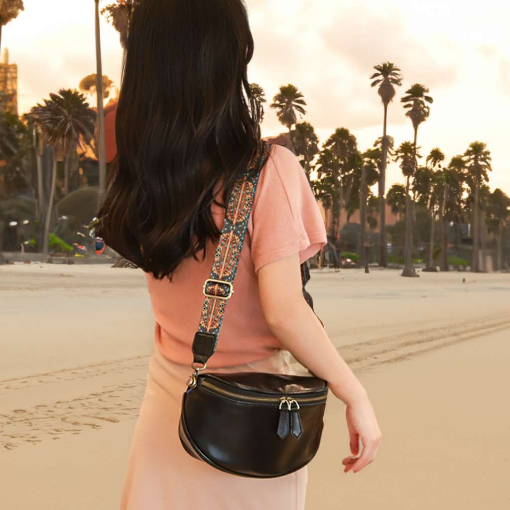 Dune Summer Crossbody Bag fanny pack Premium waxed Leather