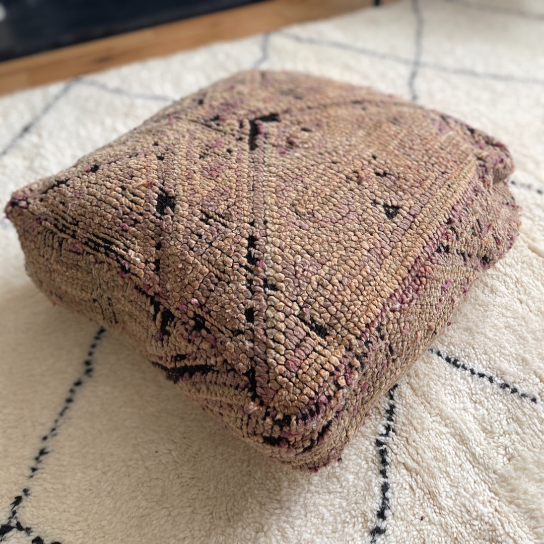 Vintage Berber Pouffe - 116