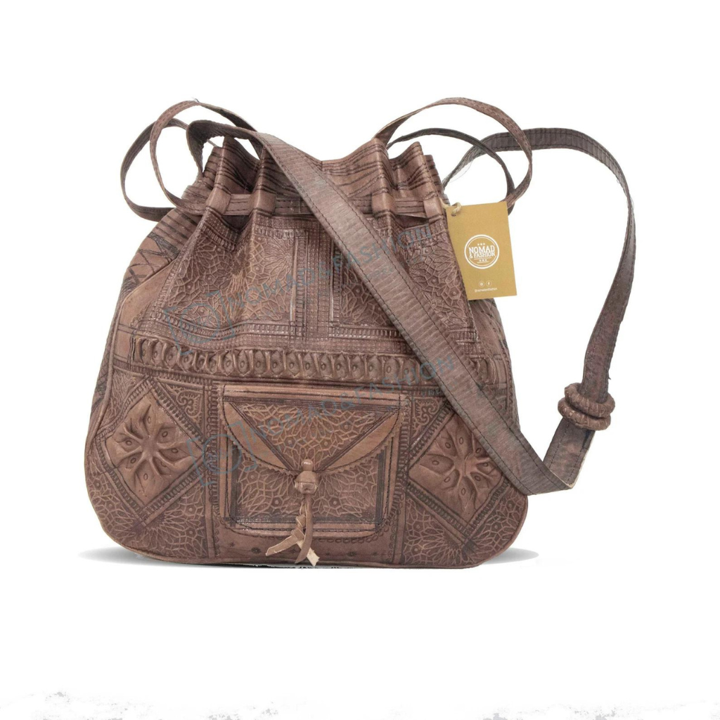 Leather Handbag Boho Style Shoulder Bag