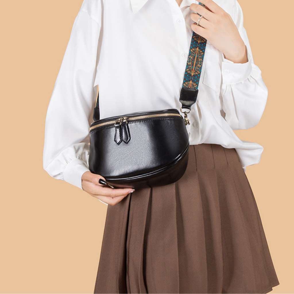 Dune Summer Crossbody Bag fanny pack Premium waxed Leather