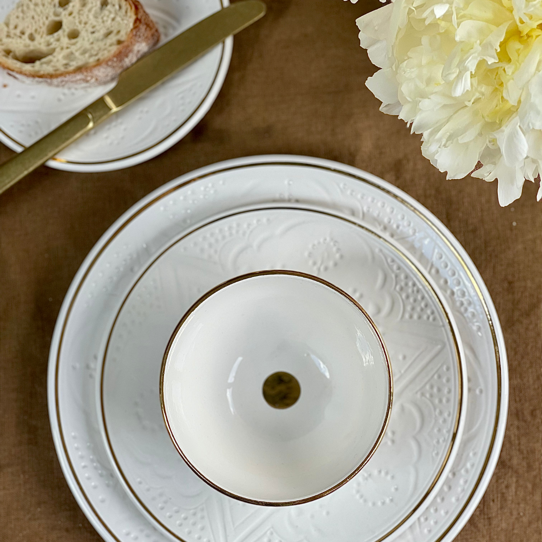 Set of 3 Beldi Plate White - Medium