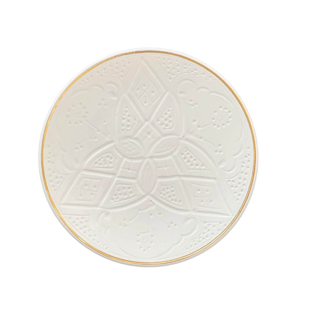 Set of 3 Beldi Plate White - Medium