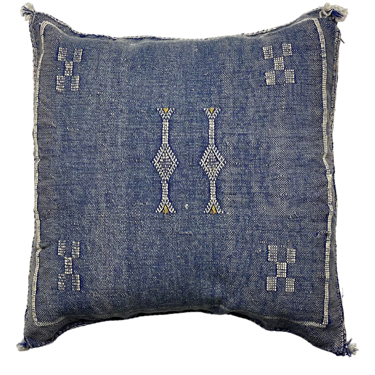 Sabra Cactus Silk Cushion denim