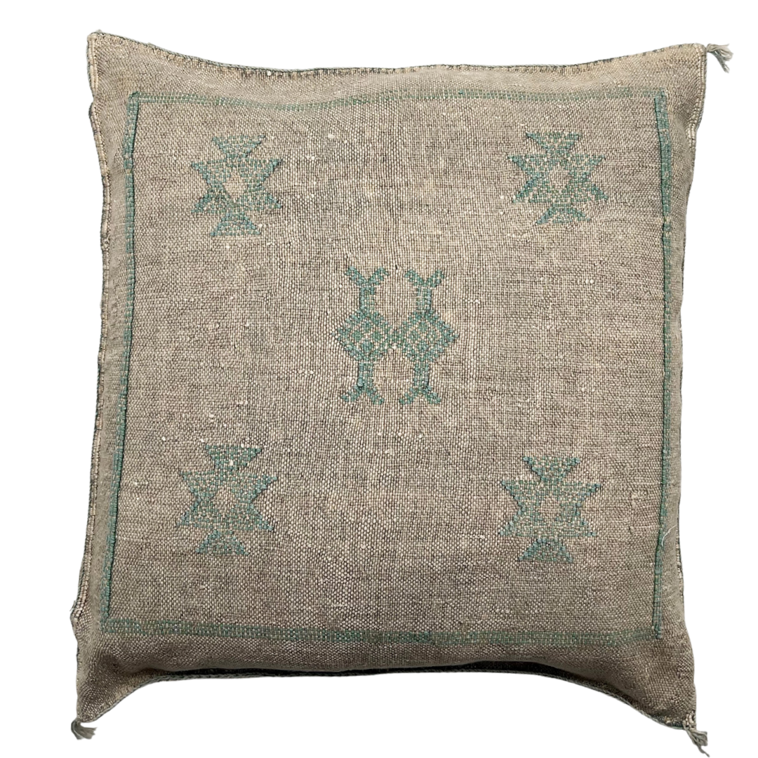 Sabra Cactus Silk Cushion Terre