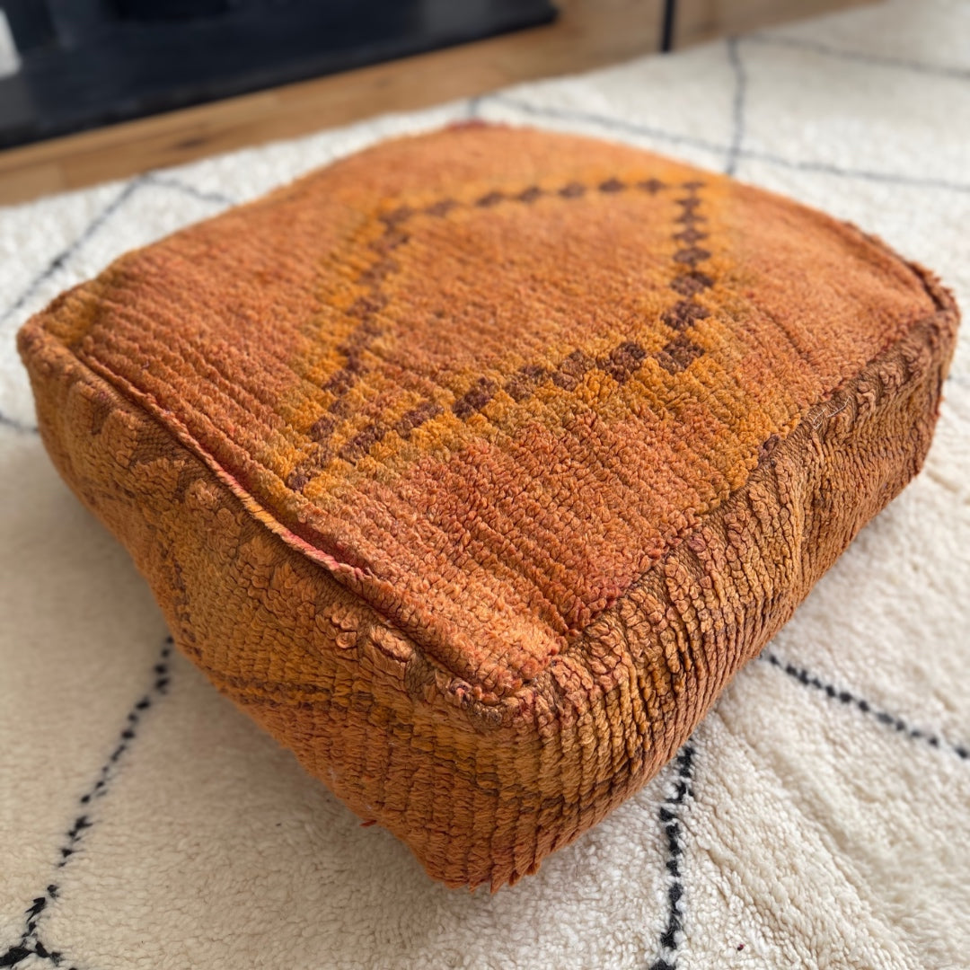 Vintage Berber Pouffe - 101