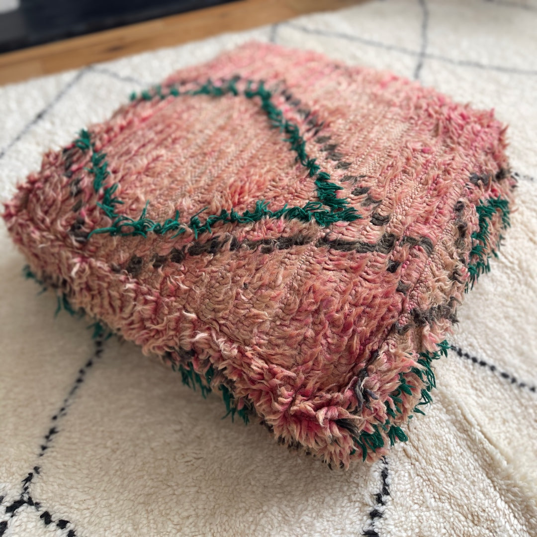 Vintage Berber Pouffe - 103