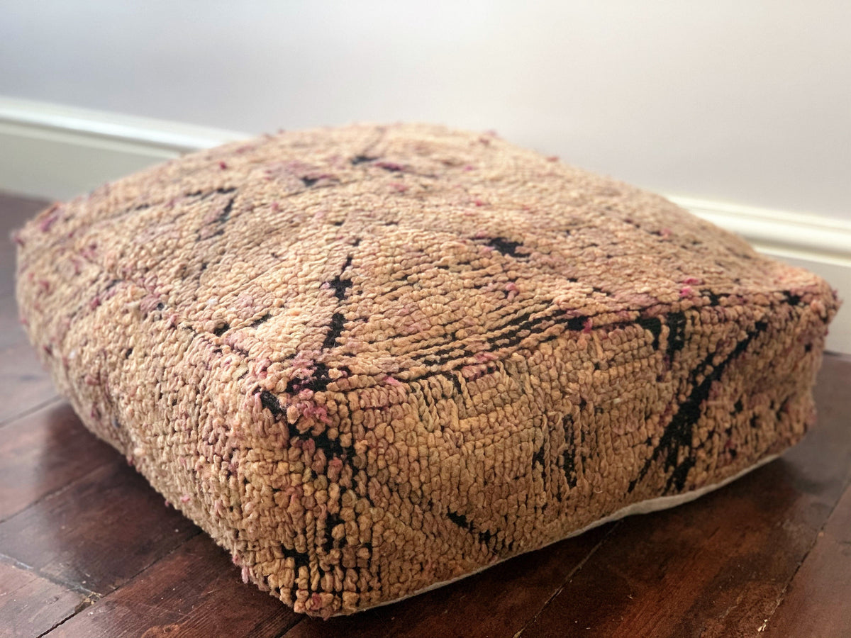 Vintage Berber Pouffe - 116