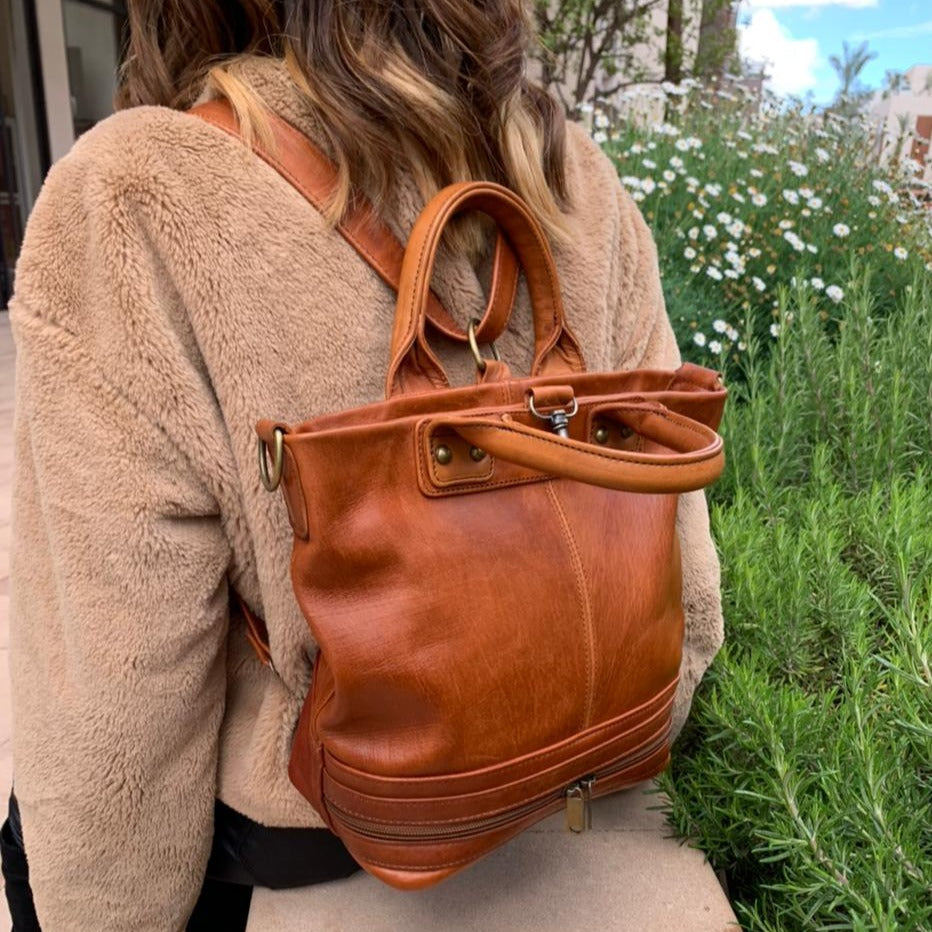 leather Bucket bag