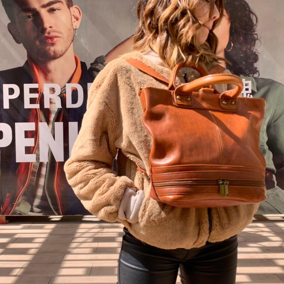 leather Bucket bag