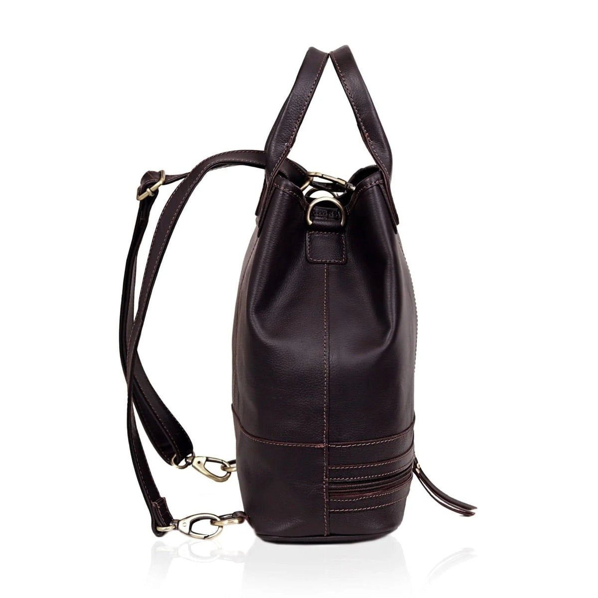 Handmade Leather Bucket Bag-Safari collection