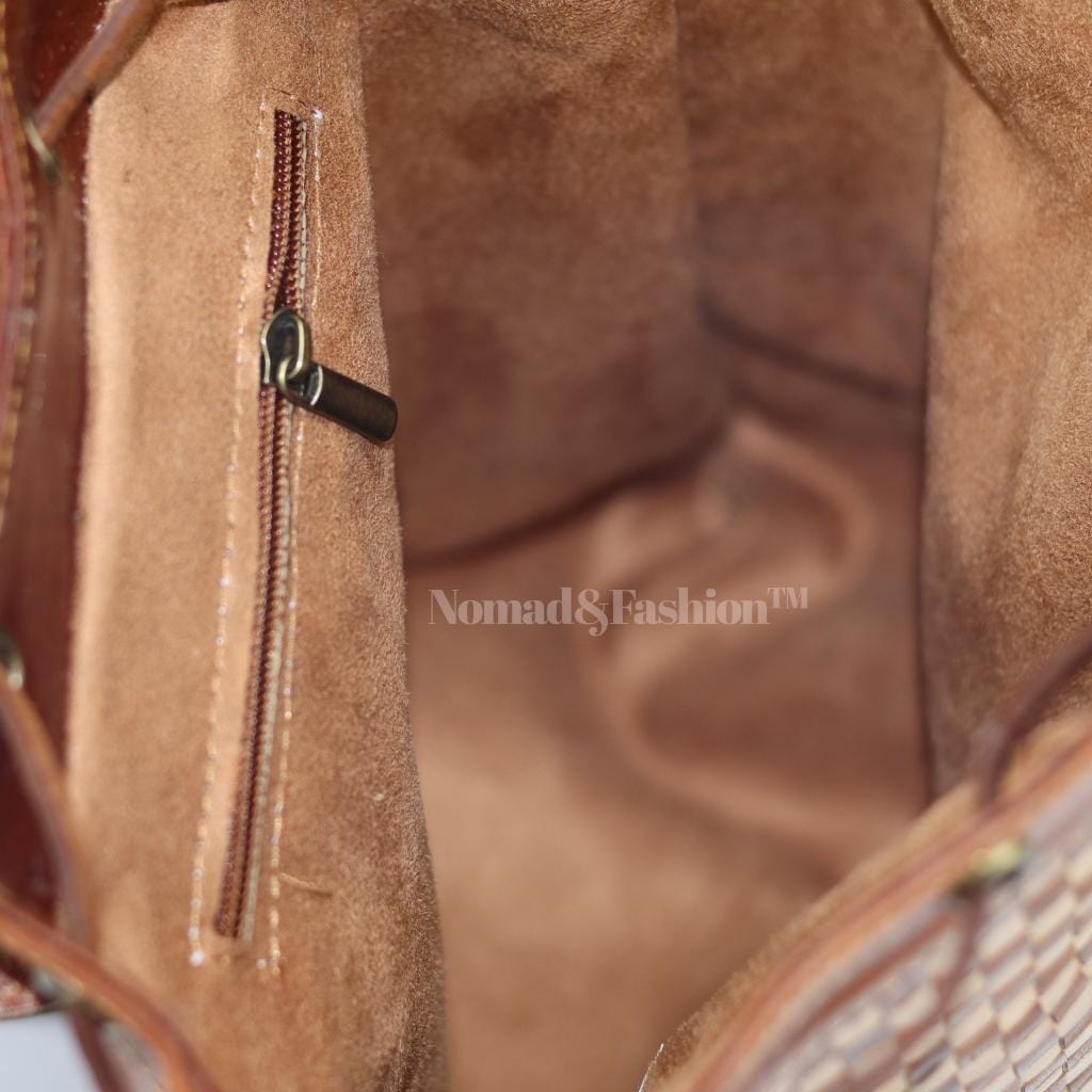 Backpack Moroccan Handmade leather Rustic style